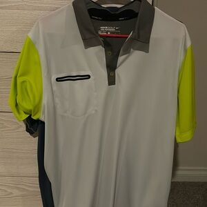Nike dri fit golf shirt. Like new